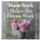 Team Work Ceramic Tegel Tegeltje (Voorkant)
