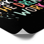 Team Work Makes The Dream Work, Motivational Srts  Poster (Hoek)