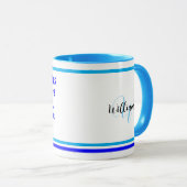 Team Work Quote Gift voor collega's, Motivatie Mok (Voorkant rechts)