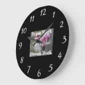 Team Work Wall Clock Grote Klok (Hoek)