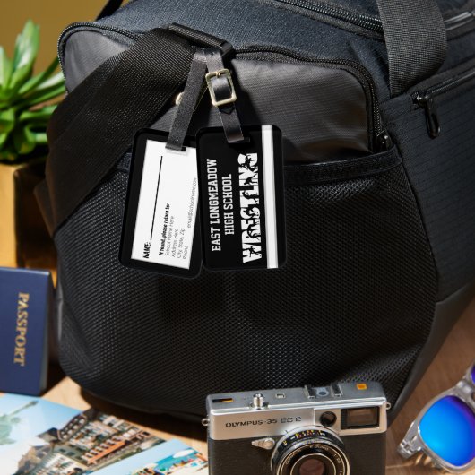 Team Wrestling Gear Bag Bagagelabel (Voorkant /achterkant)