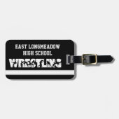 Team Wrestling Gear Bag Bagagelabel (Voorkant horizontaal)