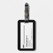 Team Wrestling Gear Bag Bagagelabel (Achterkant verticaal)