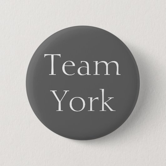 Team York Ronde Button 5,7 Cm (Voorkant)