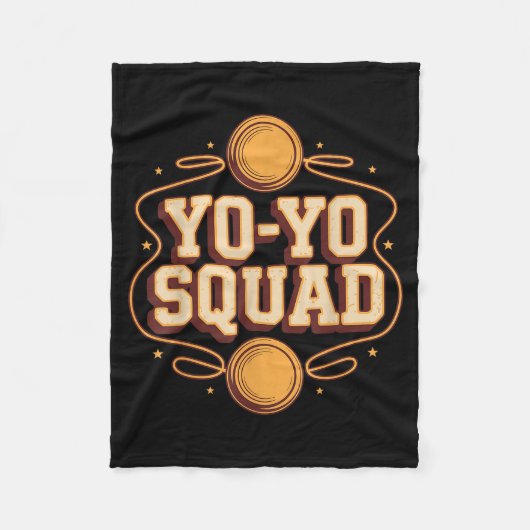Team Yoyo Player Squad Yo-yo  Fleece Deken (Voorkant)