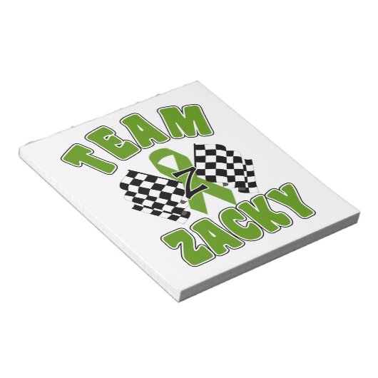 Team Zacky Notitieblok (Schuin)