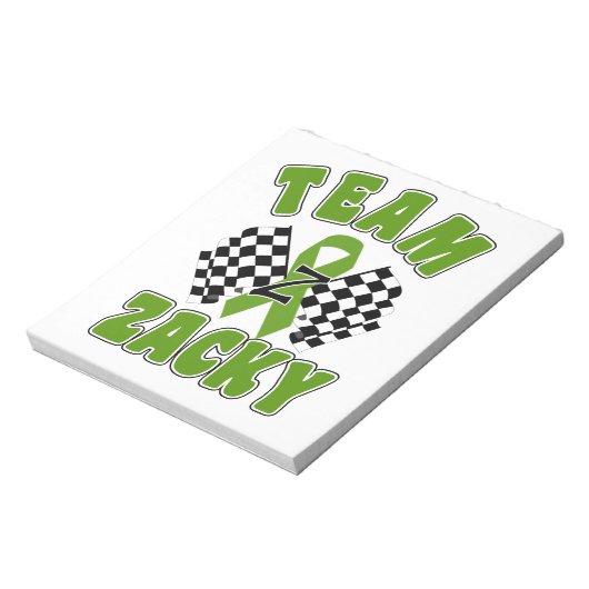 Team Zacky Notitieblok (Linkerzijde)