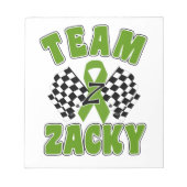 Team Zacky Notitieblok (Voorkant)