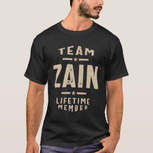 Team Zain Lifetime Lid - Naam Zain T-shirt