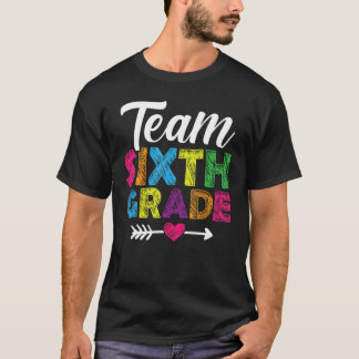 Team Zesde graad lerarenstudenten terug naar schoo T-shirt