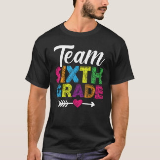 Team Zesde Klas Leraar Studenten Terug naar school T-shirt