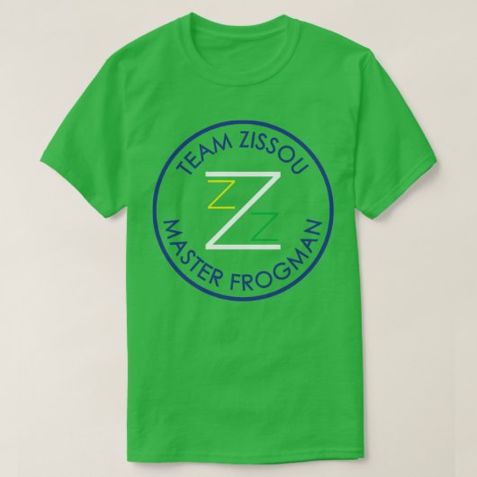 Team Zissou Master Frogman T-shirt (Design voorkant)