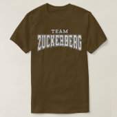 Team Zuckerberg Supporter T-shirt (Design voorkant)