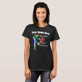 Team Zuid-Afrika voor het wereldkampioenschap vrou T-shirt