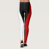 Team & zwart/rood/witmasker leggings (Achterkant)