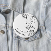 #TeamAmber Supporter Pin Ronde Button 4,0 Cm (In situ)