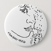 #TeamAmber Supporter Pin Ronde Button 4,0 Cm (Voorkant)