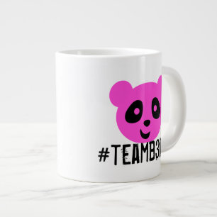 #teamb3ar Mok Roze en Blauw