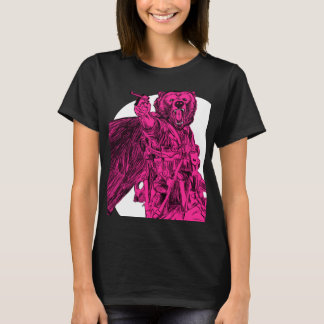 #Teamb3ar - slagveld Beer Roze T-shirt