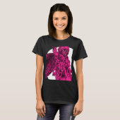 #Teamb3ar - slagveld Beer Roze T-shirt (Voorkant volledig)