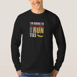 Teambananas-uitdaging - pak het geld en ren t-shirt