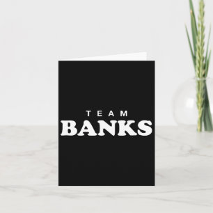 Teambanken Gepersonaliseerde familienaam Bride Gro Kaart