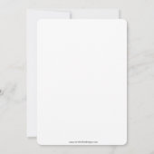 Teamblauw of Roze Genderonderzoek Uitnodiging open (Achterkant)