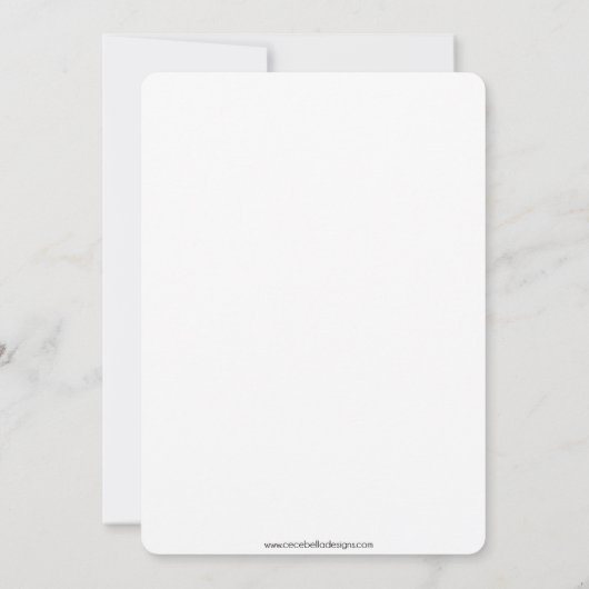 Teamblauw of Roze Genderonderzoek Uitnodiging open (Achterkant)