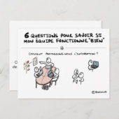 Teamboard "2/6: Informatie" Briefkaart (Voorkant / Achterkant)