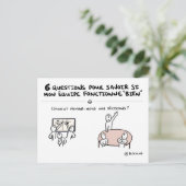 Teamboard "4/6: Besluit" Briefkaart (Staand voorkant)