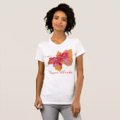teambruid | Hawaiian Hibiscus Flower T-shirt (Voorkant volledig)