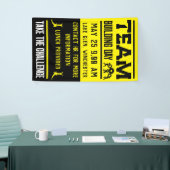 Teambuildingsdag voor bedrijven spandoek (Beurs)