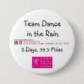 Teamdans 2011 in de Regen Button (Voorkant)