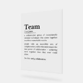 Teamdefinitie – De kracht van samenwerking  Acryl Bord (Hoek)