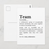 Teamdefinitie – De kracht van samenwerking Briefkaart (Voorkant / Achterkant)