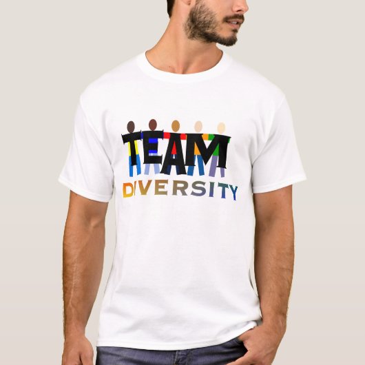 Teamdiversiteit T-shirt (Voorkant)
