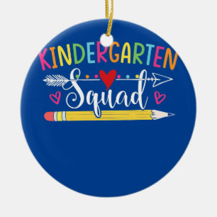 Teamdocent Kindergarten Squad Keramisch Ornament