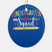 Teamdocent Kindergarten Squad Keramisch Ornament (Links)