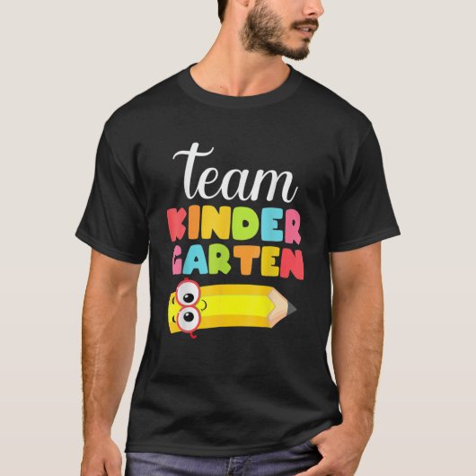 Teamdocent Kinderopleiding Terug naar school T-shirt (Voorkant)