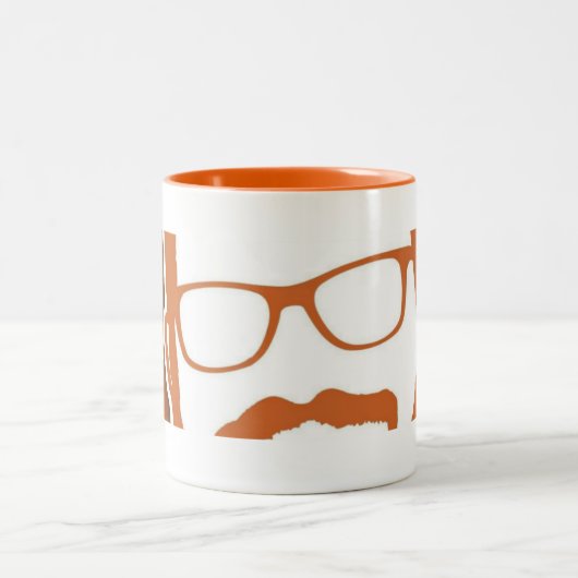 teamE4E Face-Mok Tweekleurige Koffiemok (Center)