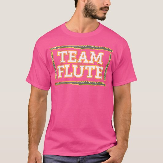 Teamfluit Een grappige fluit grap voor fluitist of T-shirt (Voorkant)