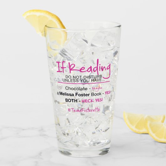 #TeamFosterette als het lezen geen Glass storen Glas (Voorkant ijs)