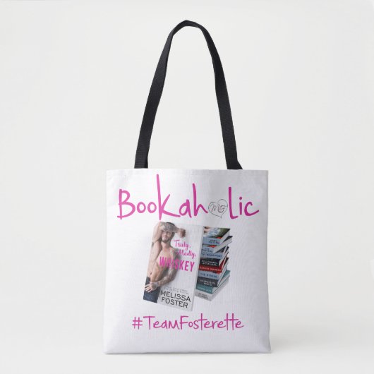 #TeamFosterette Bookaholic Canvas tas (Voorkant)