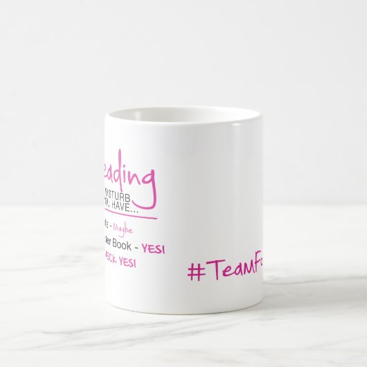 #TeamFosterette Niet Storen Mok (Center)