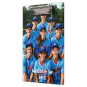 teamfoto coach Familie foto gepersonaliseerd Klembord (Links)