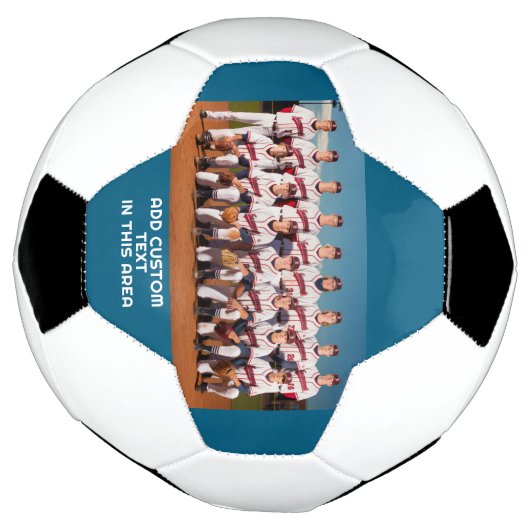 Teamfoto met kleurrand en tekst voetbal (Gedraaid)