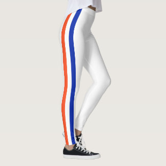 Teamgeest van Florida, Oranje, Wit en Blauw. Leggings
