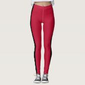 Teamgeest van Georgia in het rood Leggings (Voorkant)