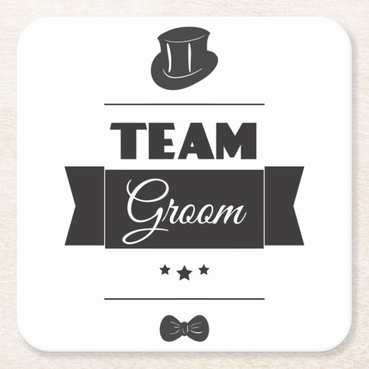 Teamgroep Kartonnen Onderzetters (Voorkant)