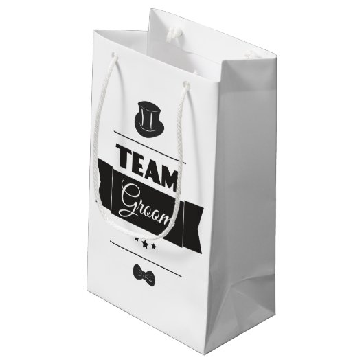 Teamgroep Klein Cadeauzakje (Achterkant Gekanteld)